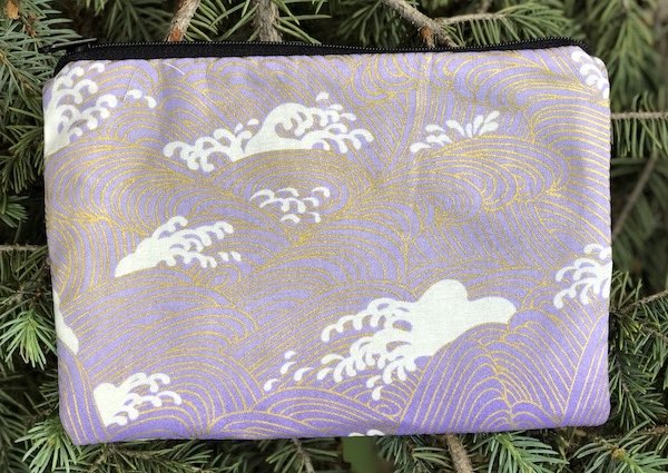 Japanese Waves zippered bag, The Scooter