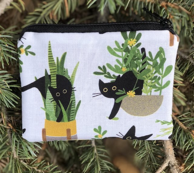 Just Purrlanted coin purse, The Raven