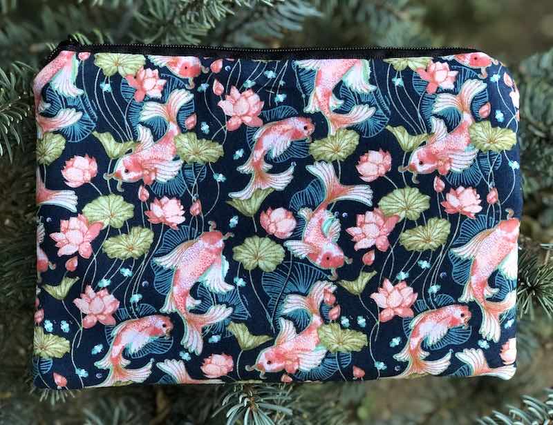 Koi Garden zippered bag, The Scooter