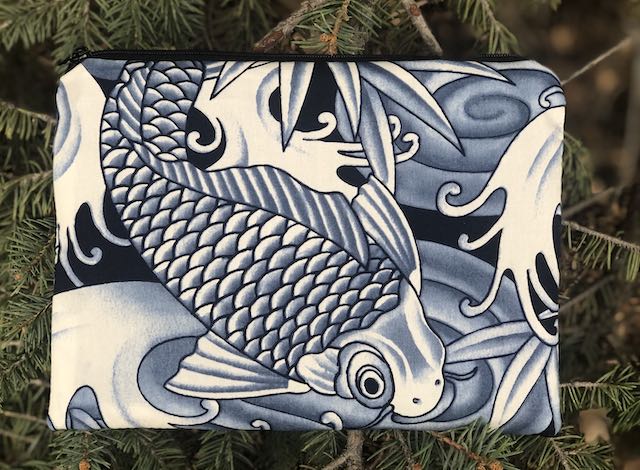 Koi Mahjongg card and coin purse, The Slide