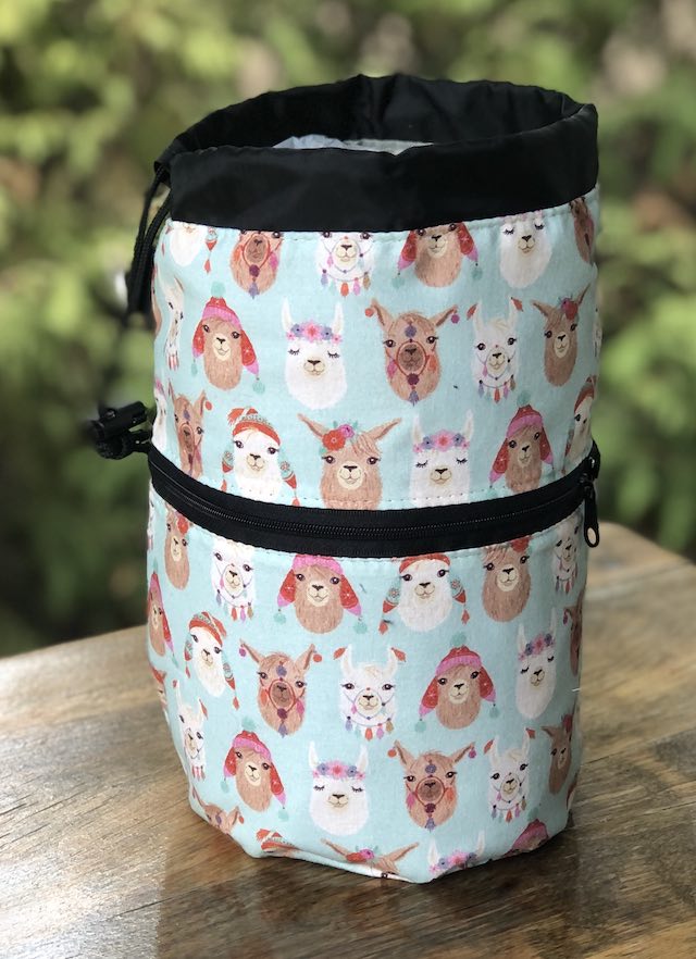 LLama Love Kipster Knitting Project Bag