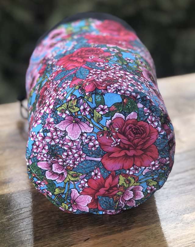 Language of Flowers SueBee Round Drawstring Bag