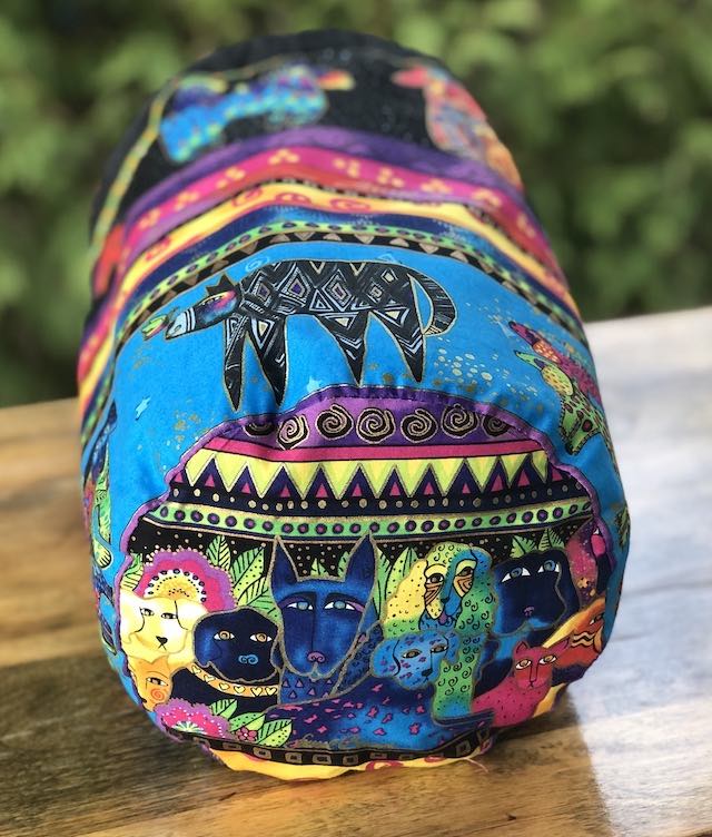 Laurel Burch dogs drawstring bag, The Large Suebee