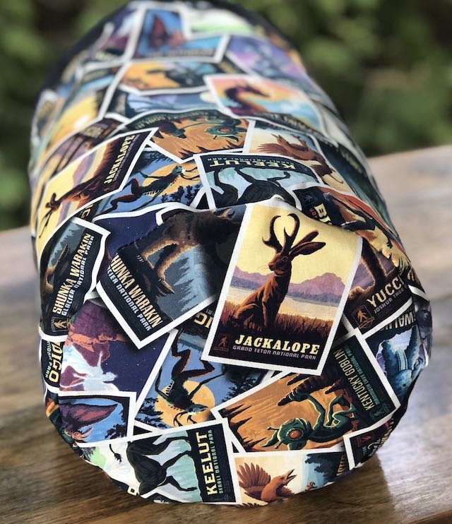 Legends of the National Parks drawstring bag, The Large Suebee