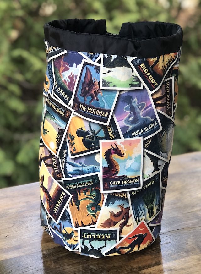 Legends of the National Parks drawstring bag, The Large Suebee