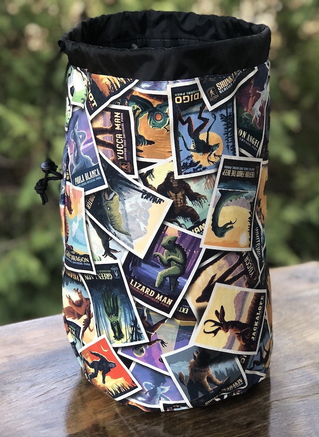 Legends of the National Parks drawstring bag, The Large Suebee