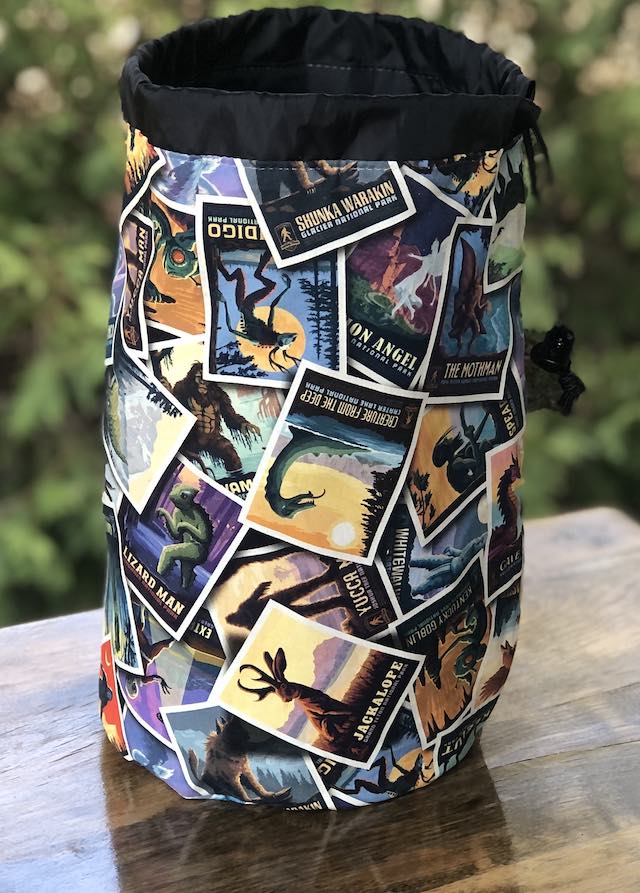 Legends of the National Parks drawstring bag, The Large Suebee