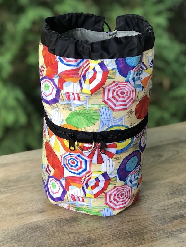 Life's A Beach Kipster Knitting Project Bag