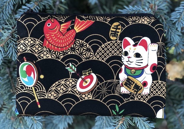 Lucky Cat zippered bag, The Scooter