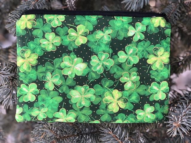 Lucky Clovers zippered bag, The Scooter