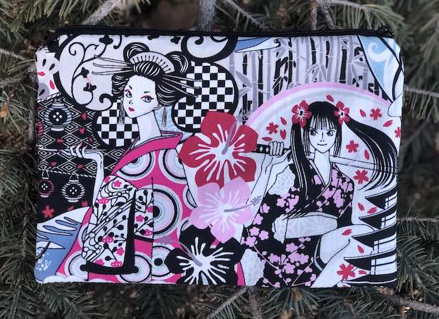 Manga Samurai zippered bag, The Scooter