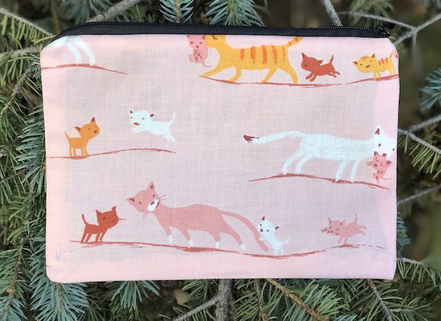 Marching cats zippered bag, The Scooter