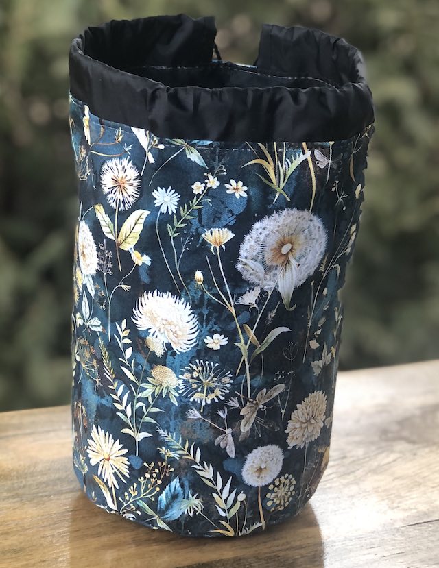 Meadow SueBee Round Drawstring Bag