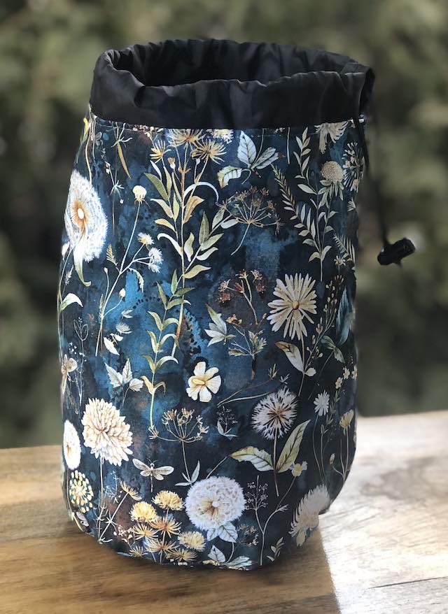 Meadow SueBee Round Drawstring Bag