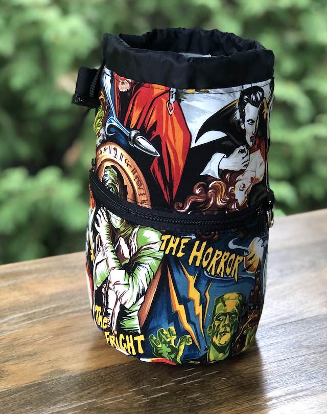 Movie Monsters Kipster Knitting Project Bag
