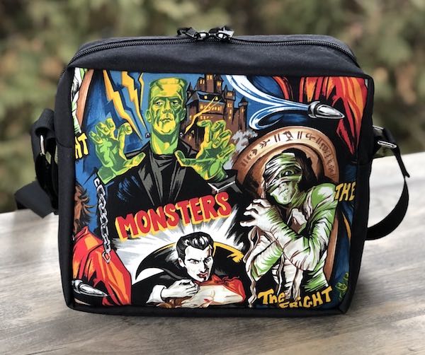 Retro Movie Monsters Shoulder Bag, The Raccoon Deluxe