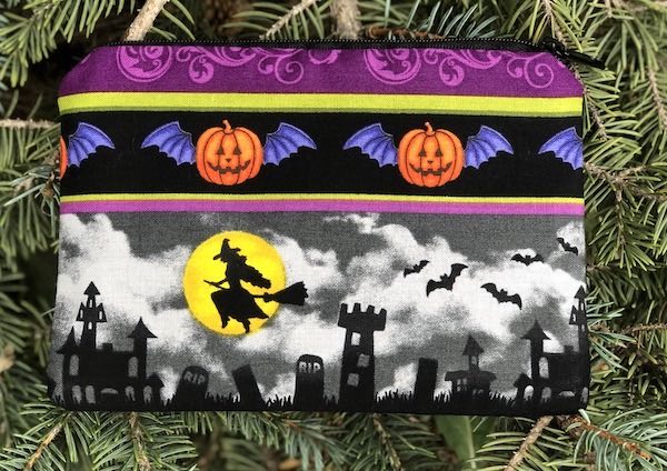 Night Flight Goldie zippered bag