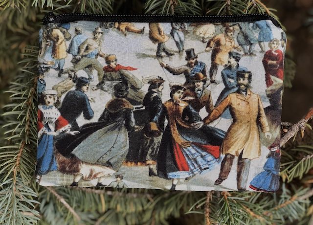 On Frozen Pond Goldie zippered bag