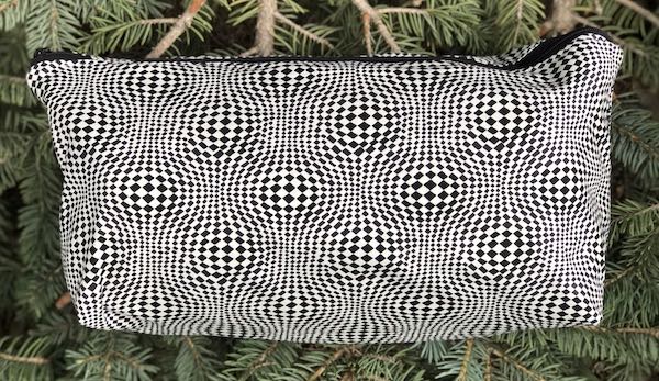 Op Art Large Zini Flat Bottom Bag
