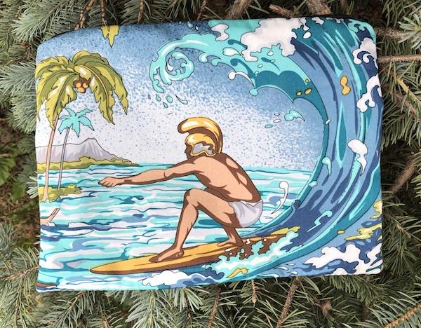 Pacific Goddess Supa Scribe extra large pencil case or makeup bag - CLEARANCE
