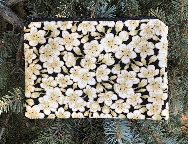 Plum Blossoms zippered bag, The Scooter