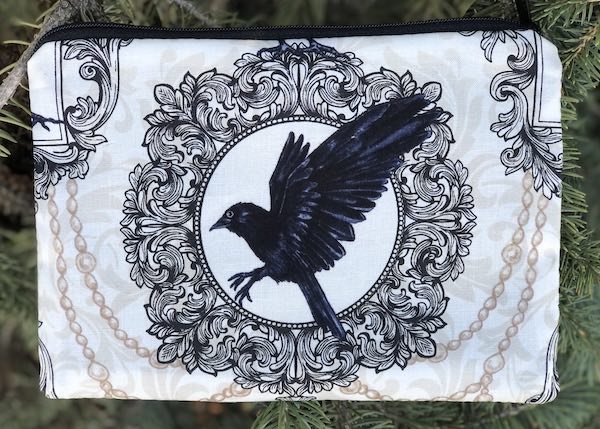 Poe's Quoth the Raven zippered bag, The Scooter