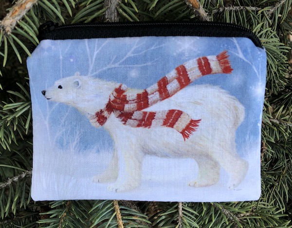 Polar Bear coin purse, The Raven