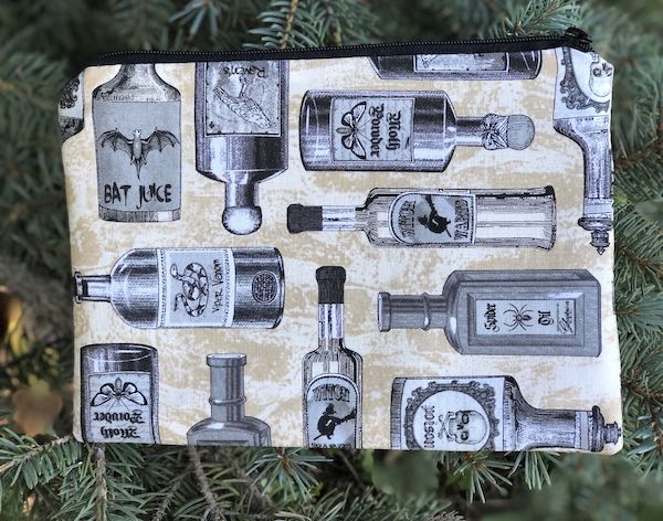 Potion Bottles zippered bag, The Scooter