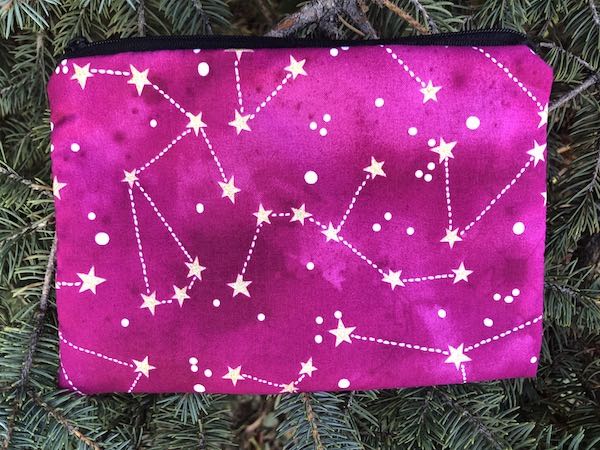 Constellations zippered bag, The Scooter