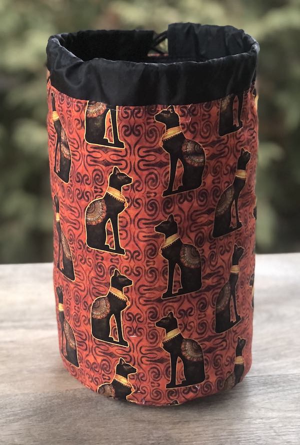 Regal Cats SueBee Round Drawstring Bag