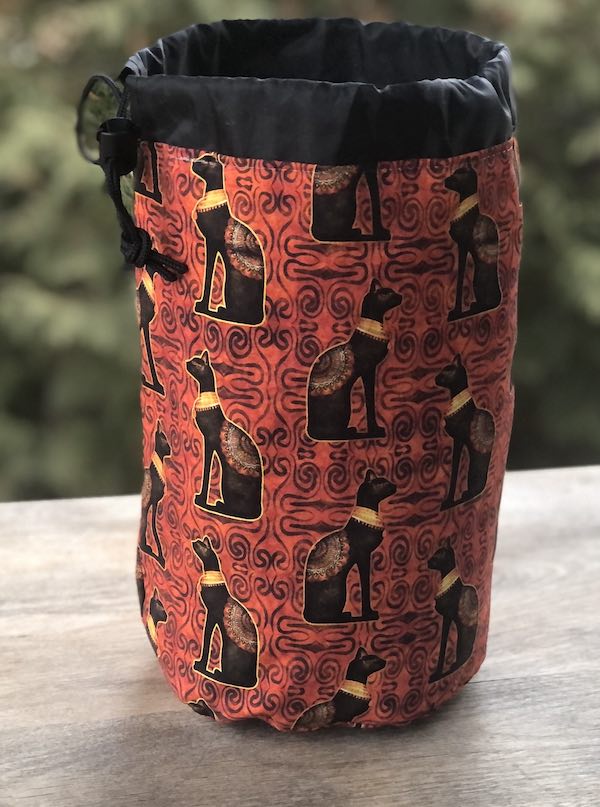 Regal Cats SueBee Round Drawstring Bag