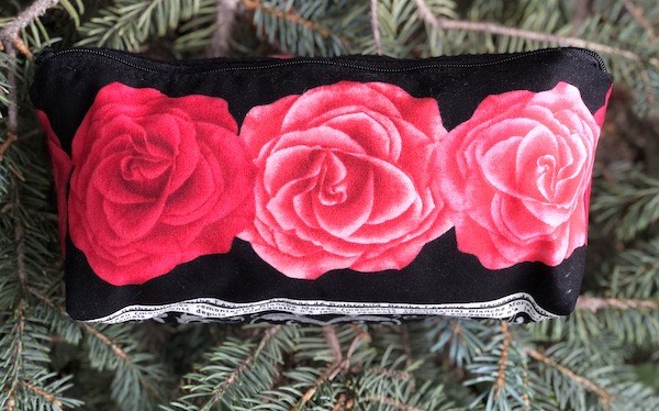 Roses flat bottom bag, The Zini