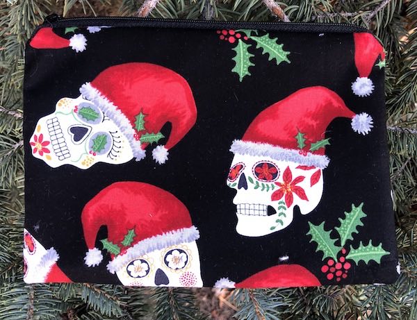 Santa Skulls zippered bag, The Scooter