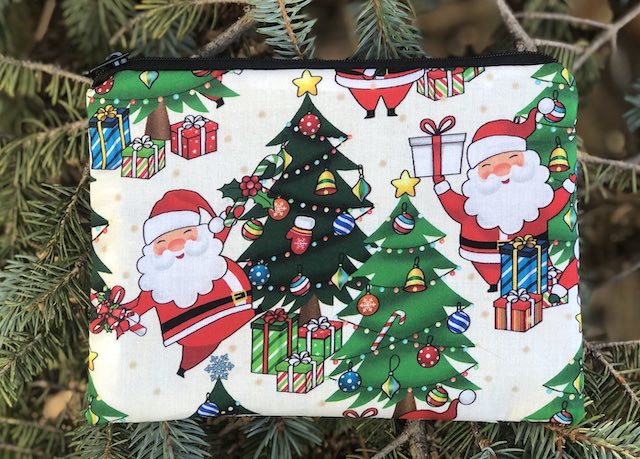 Jolly Santa zippered bag, The Scooter