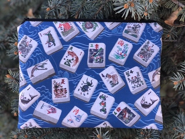 Sea Life Mahjongg card and coin purse, The Slide