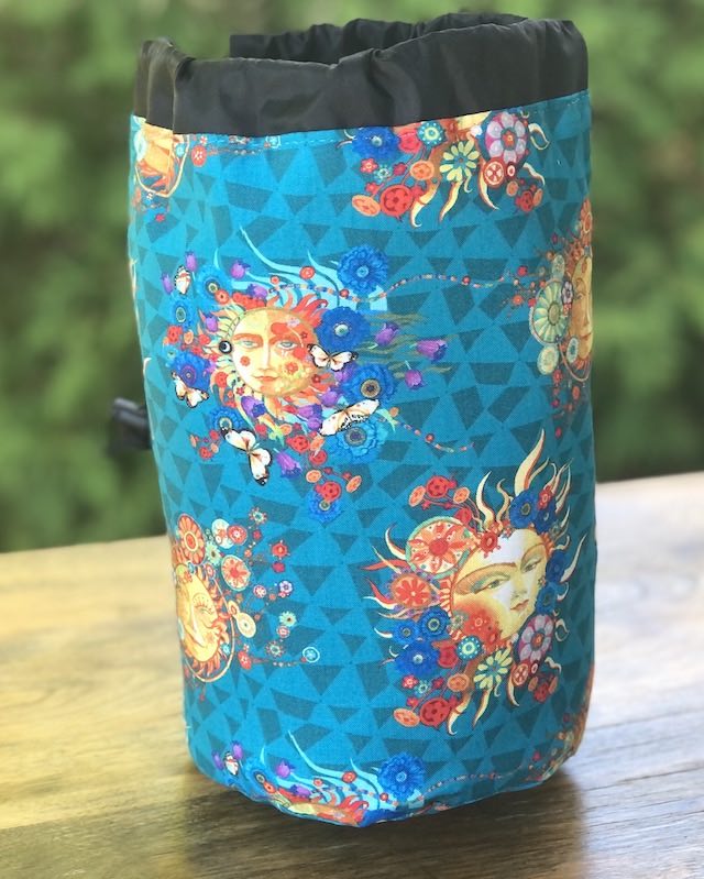 Season of the Sun SueBee Round Drawstring Bag