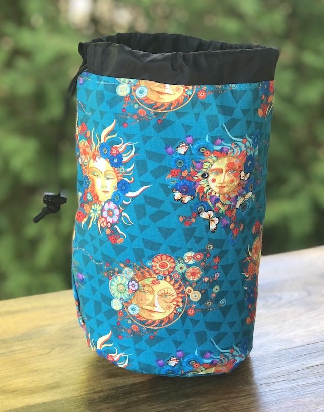 Season of the Sun SueBee Round Drawstring Bag