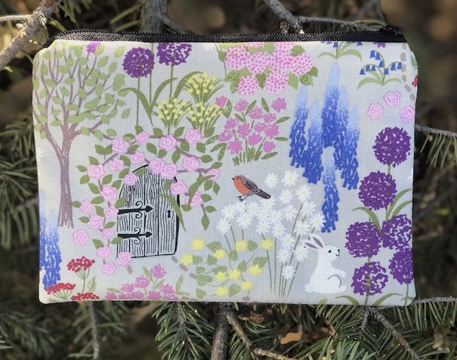 Secret Garden Goldie zippered bag