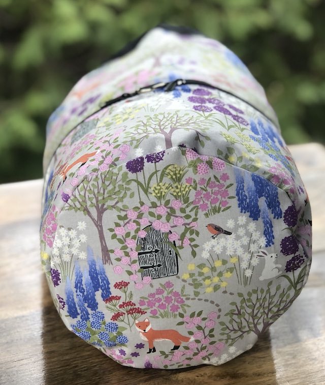 Secret Garden knitting project bag, large Kipster