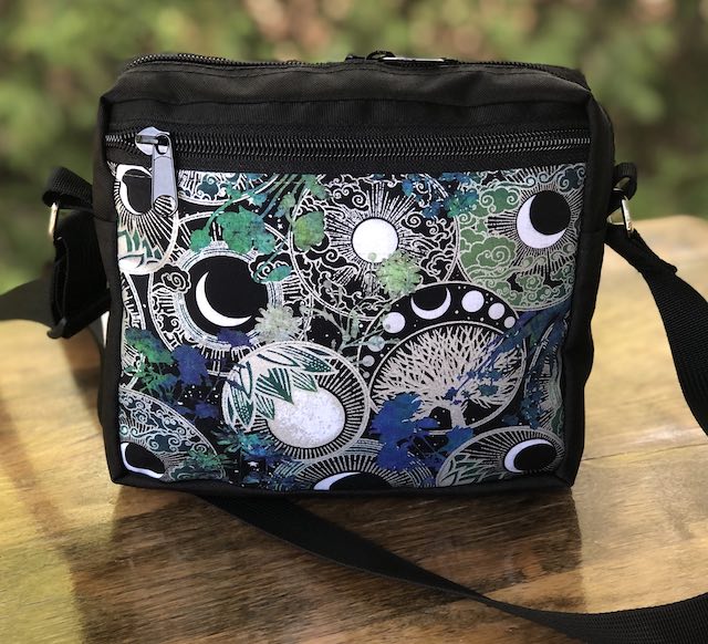 Silvery Celestial Hipster Shoulder Bag, The Otter