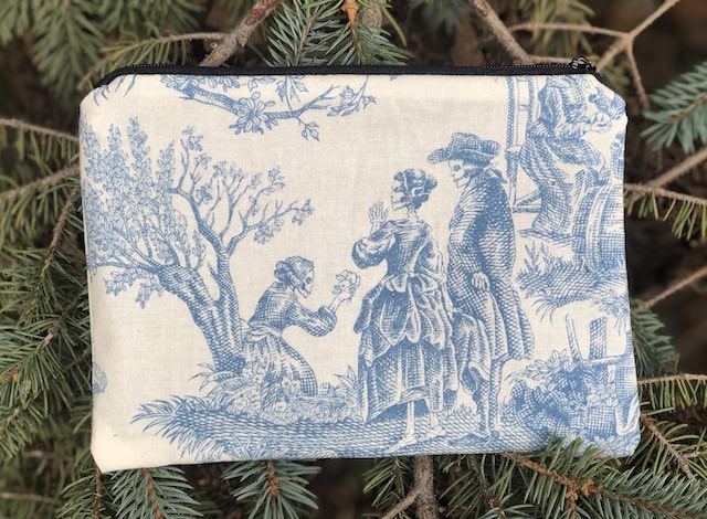 Skeleton Toile zippered bag, The Scooter