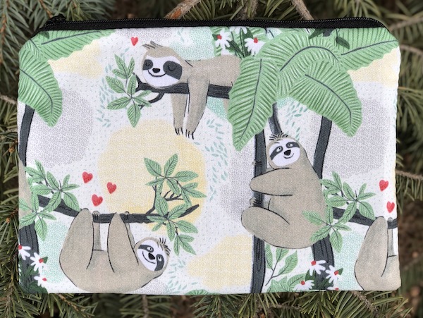 Sloth Love zippered bag, The Scooter