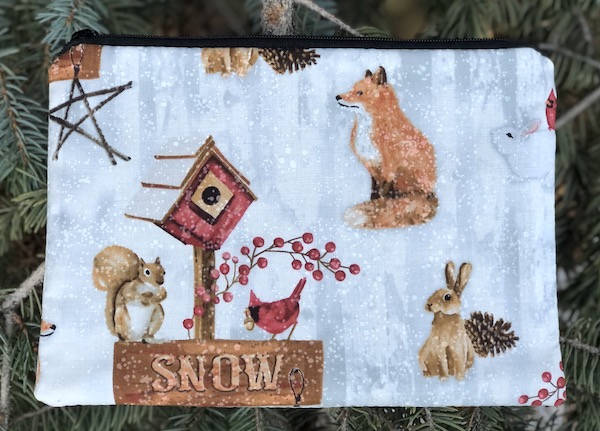 Snow Day zippered bag, The Scooter