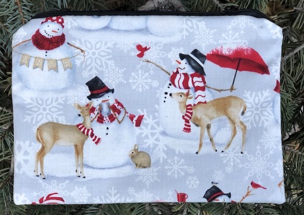 Snowmen Fun zippered bag, The Scooter
