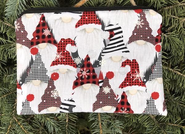 Winter Gnomes zippered bag, The Scooter