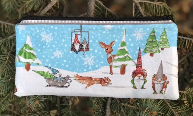 Snowy Gnomes Deep Scribe Pen and Pencil Case