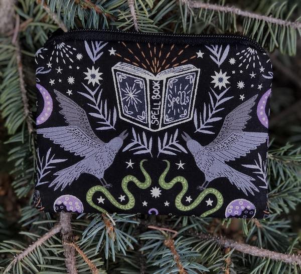 Spell Book coin purse, The Raven