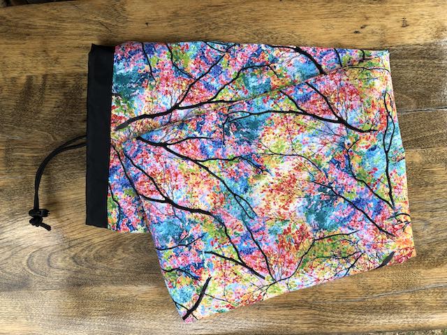 Spring Trees Drawstring pouch for Mah Jongg Racks, The Racker