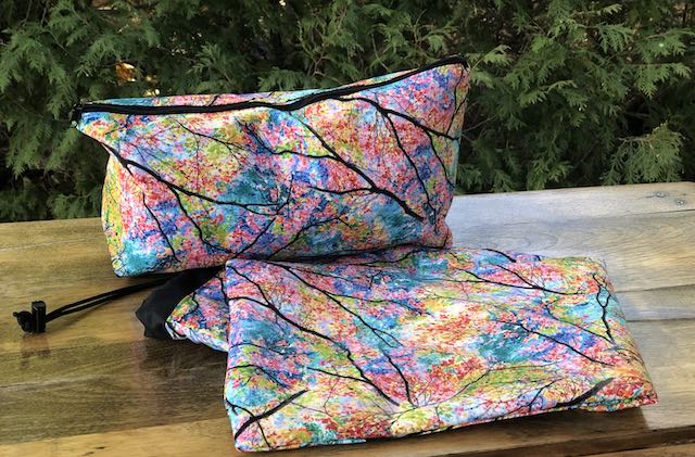 Spring Trees Mahjong rack and tiles storage set, The Racker and large Zini