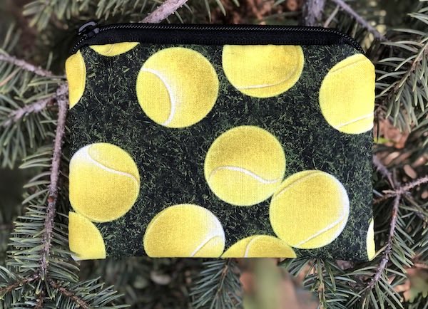 Tennis Balls coin purse, The Raven